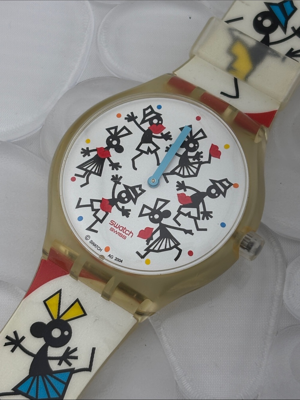 Swatch Watch - STGK104 - TIME FOR A KISS - Club Special 2004